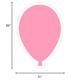 Pink Balloon Corrugated Plastic Yard Sign, 30in